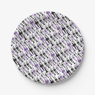 Trumpet Themed Paper Plates