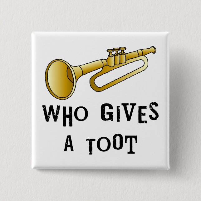 Trumpet Toot Button (Front)