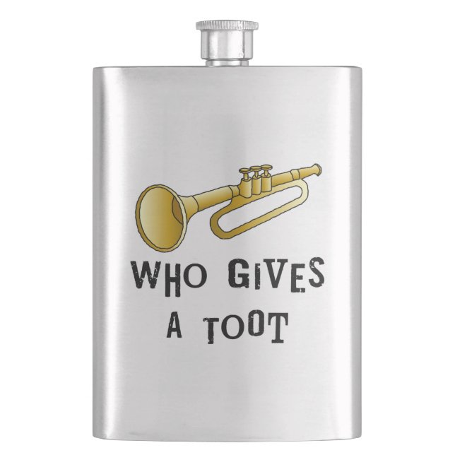 Trumpet Toot Flask (Front)