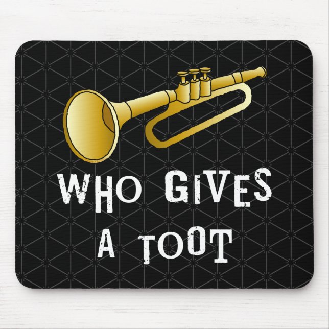Trumpet Toot Mouse Pad (Front)