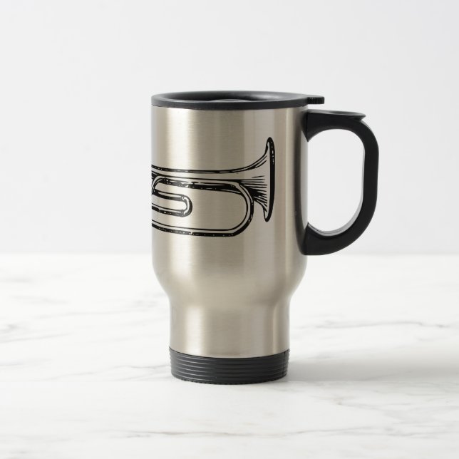 Trumpet Travel Mug (Right)