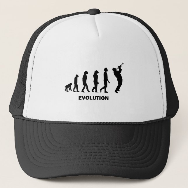 Trumpet Trucker Hat (Front)