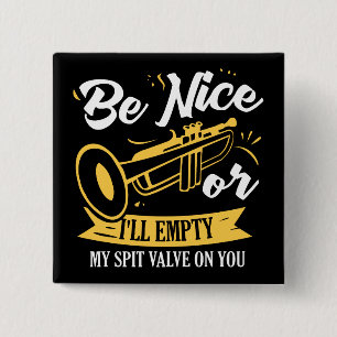 Trumpet Trumpet Player Gift Funny Trumpet Button
