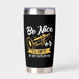 Trumpet Trumpet Player Gift Funny Trumpet Insulated Tumbler