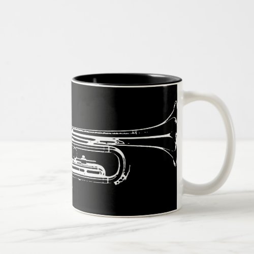 Trumpet Two_Tone Coffee Mug