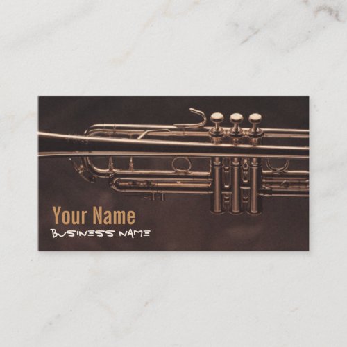 Trumpet Valves Business Cards