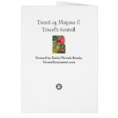 Trumpet Vine Cards (Back)