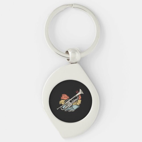 Trumpet Vintage  Keychain