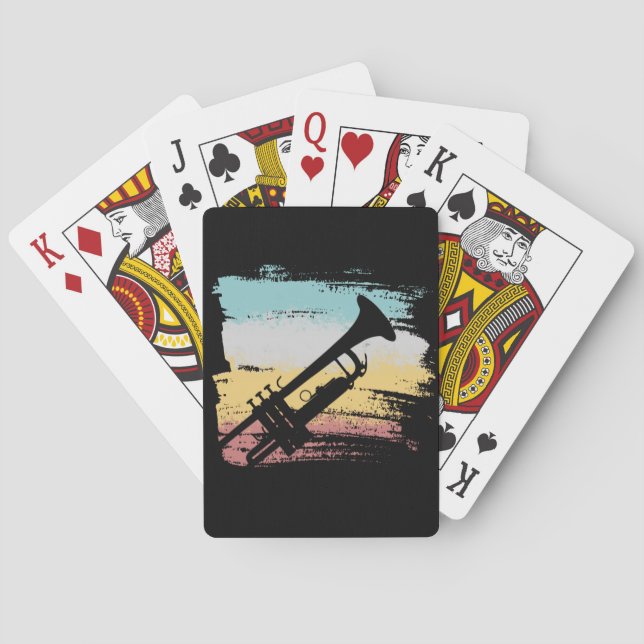 Trumpet Vintage Poker Cards (Back)