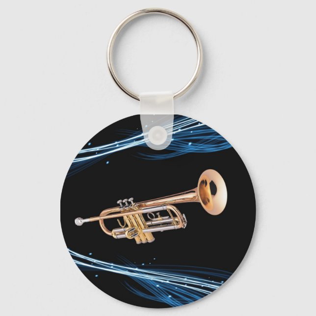 Trumpet World Wail Keychain (Front)