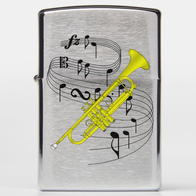 Trumpet Zippo Lighter (Front)