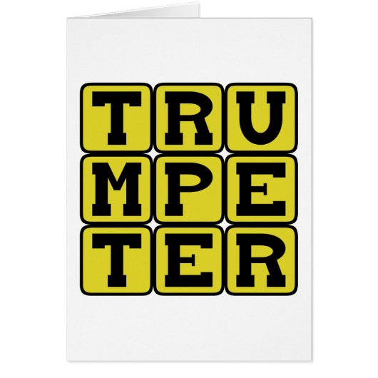 Trumpeter, Brass Instrument Musician (Front)