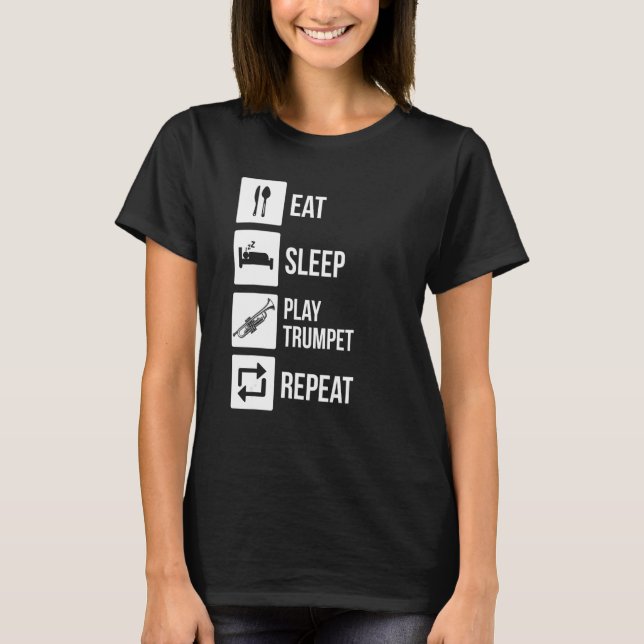 Trumpeter Instrument Trumpet_1 T-Shirt (Front)