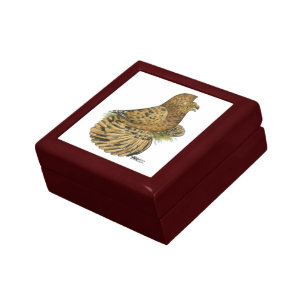 Trumpeter Pigeon Almond Jewelry Box