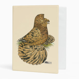 Trumpeter Pigeon Almond Mini Binder