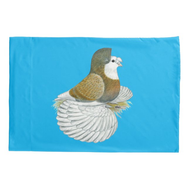 Trumpeter Pigeon AOC Baldhead Pillowcase (Back)
