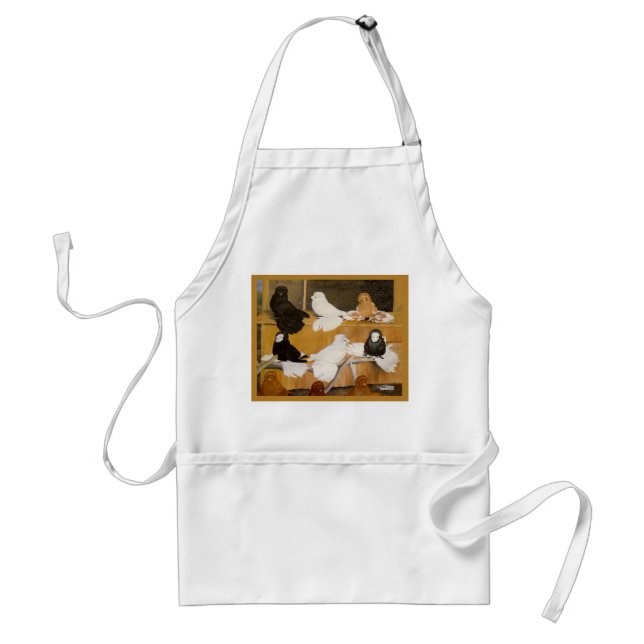 Trumpeter Pigeon Champions Adult Apron (Front)