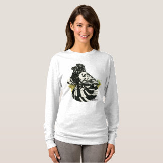 Trumpeter Pigeon Dark Splash T-Shirt
