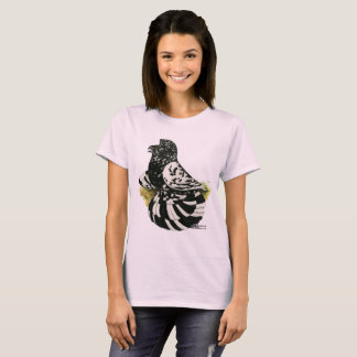 Trumpeter Pigeon Dark Splash T-Shirt