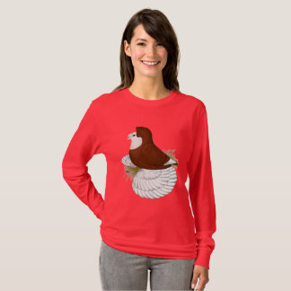 Trumpeter Pigeon Red Baldhead T-Shirt