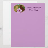 Trumpeter Pigeons and Rose (Front/Back)