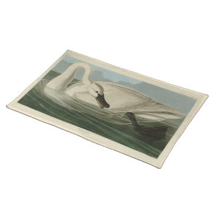 Trumpeter Swan - from Audubon's Birds of America Cloth Placemat