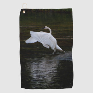 Trumpeter Swan Golf Towel