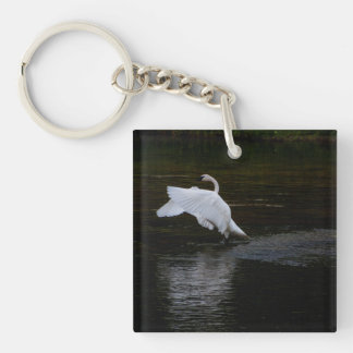 Trumpeter Swan Keychain