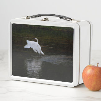 Trumpeter Swan Metal Lunch Box