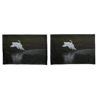 Trumpeter Swan Pillow Case