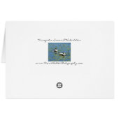 Trumpeter Swans Cards (Back Horizontal)