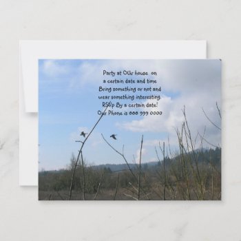 Trumpeter Swans Invitation by ebroskie1234 at Zazzle