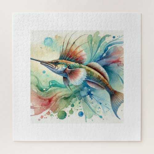Trumpetfish 260624AREF122 _ Watercolor Jigsaw Puzzle
