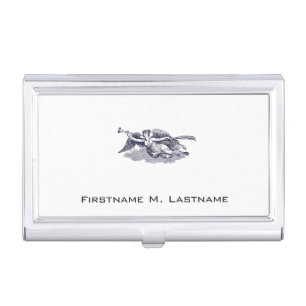 Trumpeting Angel Business Card Case