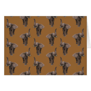 Trumpeting Elephant Cards