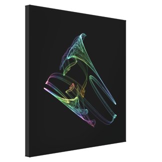 Trumpeting Fractal on Canvas Canvas Print