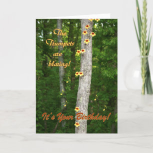 Trumpets are Blaring / It's Your Birthday! Card