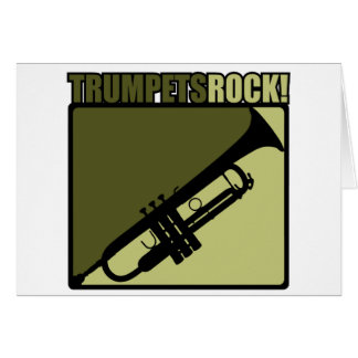 Trumpets Rock! Cards