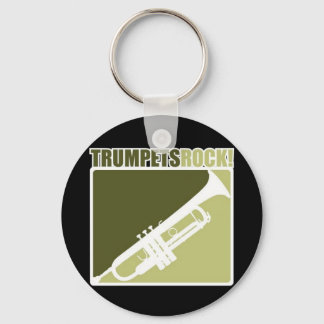 Trumpets Rock Keychain