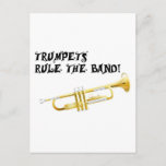 Trumpets Rule the Band! Postcard