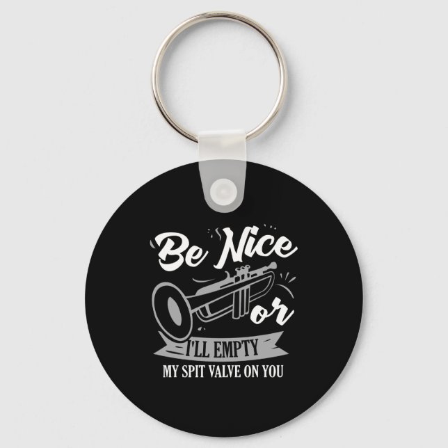 Trumpets - Spit Valve Keychain (Front)