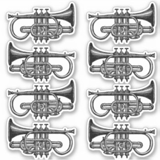 Trumpets Sticker