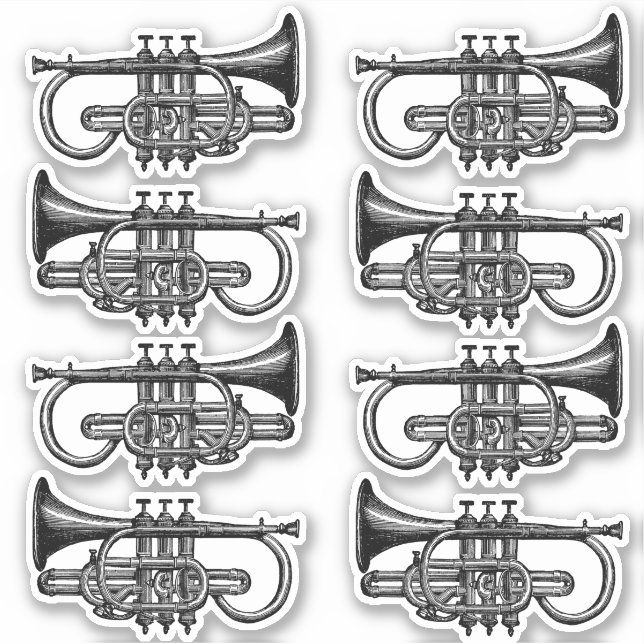 Trumpets Sticker (Front)