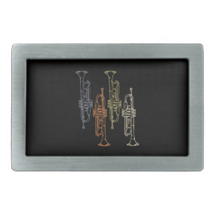 Trumpets Vintage Belt Buckle