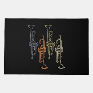 Trumpets Vintage Doormat