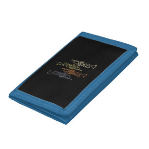 Trumpets Vintage Tri-fold Wallet