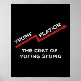 Trumpflation Funny Anti-trump And Progressive Humo Poster