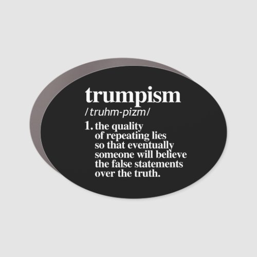 Trumpism Definition Car Magnet