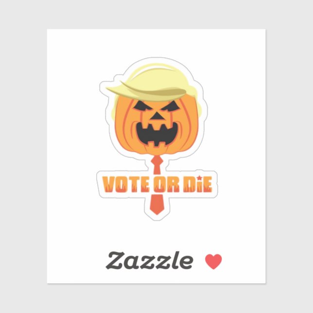 Trumpkin Classic For Halloween Sticker (Sheet)