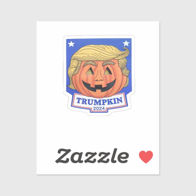 Trumpkin Classic – Funny Halloween Quote Sticker (Sheet)